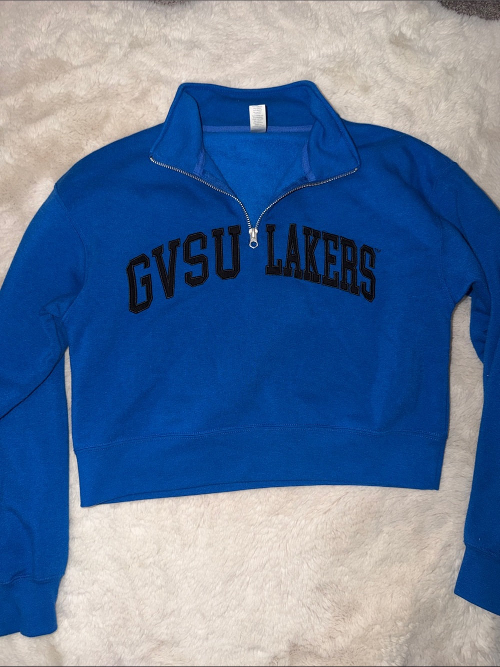 GVSU Lakers Royal Blue Quarter-Zip Sweatshirt